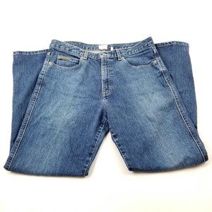 Calvin Klein Slim Bootcut Dark Wash Jeans 12 Large